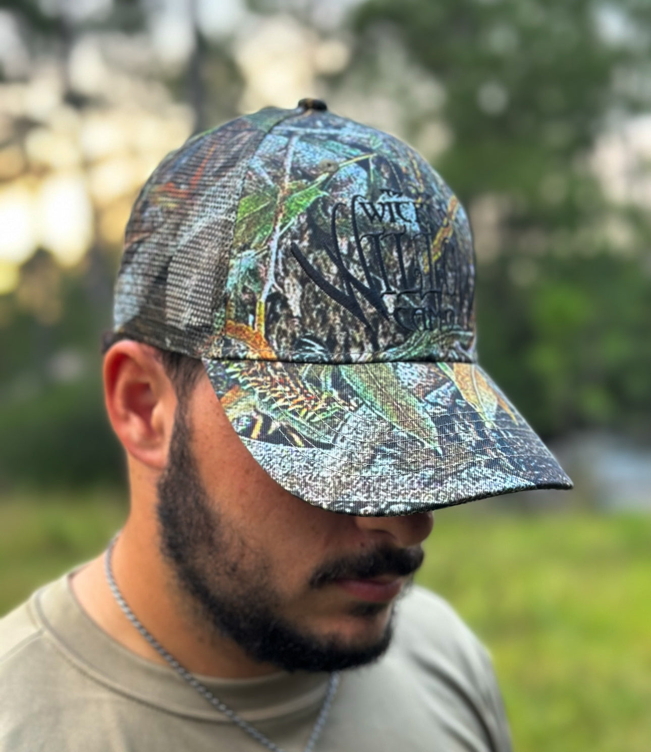 WICKED WILLOW CAMO TRUCKER HAT